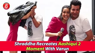 Shraddha Kapoor Recreates Aashiqui 2 Romantic Moment With Varun Sharma