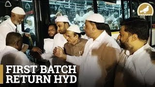 First Batch Of Hajjis Returned Back To Hyderabad - DT News