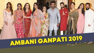 Bollywood Celebs At Ambani Ganpati 2019 | Katrina, Ranbir, Alia, Kajol, Aamir Khan