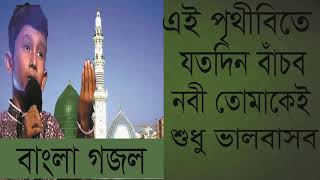 Islamic New Bangla Gojol 2019 | নবী তোমাকেই শুধু ভালবাসব । অসাধারন নবী প্রেমের গজল । Islamic BD