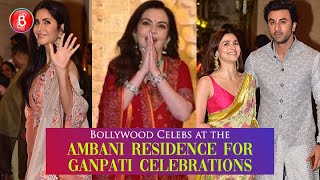 Bollywood Celebrities Fancy Entry at Ambani's Ganpati Celebrations