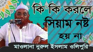 Bangla Waz Allama Nurul Islam Olipuri | Best Islamic Waz Mahfil | কি কি করলে সিয়াম নষ্ট হয় না