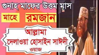 Allama Delwar Hossain Saidy Bangla Waz | Best Waz Allama Saidy | New Waz Mahfil Bangla 2019