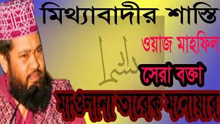 Islamic Bangla Waz Mahfil | Best Bangla Waz 2019 | Tarek Monowar Best Bangla Waz | তারেক মনোয়ার ওয়াজ
