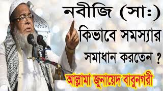আল্লামা জুনায়েদ বাবুনগরী বাংলা ওয়াজ । Best Waz Mahfil bangla | Babunogory bangla Waz Mahfil 2019