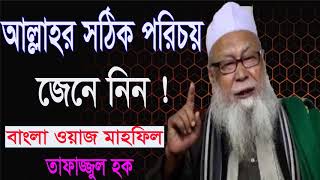 আল্লাহর সঠিক পরিচয় জেনে নিন । Bangla New Waz Mahfil 2019 | Bangla Waz Mahfil Tafajjul Hoq
