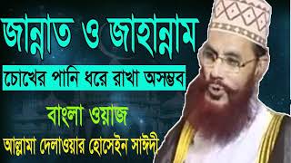 Bangla Waz Mahfil Delwar Hossain Saidy | জান্নাত ও জাহান্নাম নিয়ে বাংলা ওয়াজ । Best Waz mahfil