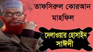 Delwar Hossain Saidy Full Bangla Waz Video | Islamic Mahfil Saidy | Allama Saidy Bangla Waz 2019
