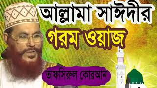 আল্লামা সাঈদীর গরম ওয়াজ মাহফিল । Delwar Hossain Saidy New Bangla Waz | Saidy Waz Video | Waz Bangla