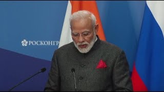 Live: रूस  से वाल्दिमीर पुतिन के साथ PM Narendra Modi