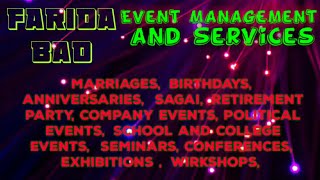 FARIDABAD Event Management | Catering Services | Stage Decoration Ideas | Wedding arrangements |