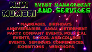 NAVI MUMBAI Event Management | Catering Services | Stage Decoration Ideas | Wedding arrangements |