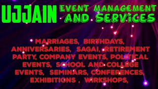 UJJAIN Event Management | Catering Services | Stage Decoration Ideas | Wedding arrangements |