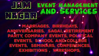 JAMNAGAR Event Management | Catering Services | Stage Decoration Ideas | Wedding arrangements |