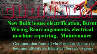 GUDIVADA   Electrical Services |Home Service by Electricians | New Built House electrification |