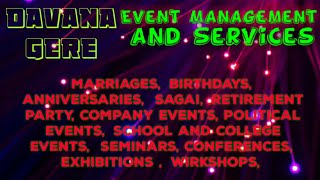 DAVANAGERE Event Management | Catering Services | Stage Decoration Ideas | Wedding arrangements |