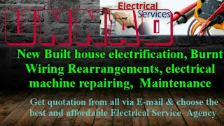 UNNAO   Electrical Services |Home Service by Electricians | New Built House electrification |