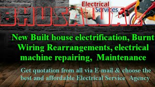 BHUSAWAL    Electrical Services |Home Service by Electricians | New Built House electrification |