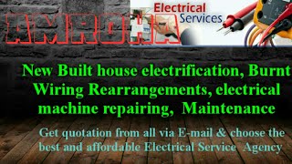 AMROHA   Electrical Services |Home Service by Electricians | New Built House electrification |