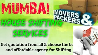 MUMBAI   Packers & Movers | House Shifting Services |  Safe and Secure Service  |near me |