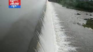 માળિયાહાટી-ભારે વરસાદથી પ્રથમ વખત મેઘલ નદી બે કાંઠે