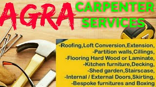 AGRA    Carpenter Services  ~ Carpenter at your home ~ Furniture Work  ~near me ~work ~Carpentery 12