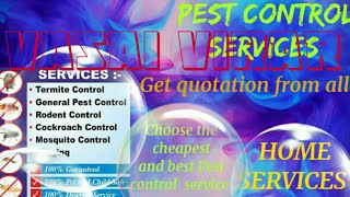 VASAI  VIRAR    Pest Control Services ~ Technician ~Service at your home ~ Bed Bugs ~ near me 1280x7