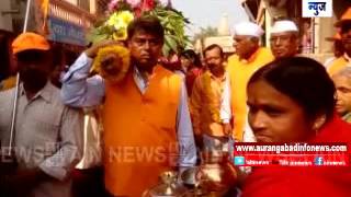 Aurangabad : बिडकीन साई मंदिराचा सातवा वर्धापनदिन साजरा ... भाविकांची मोठी गर्दी