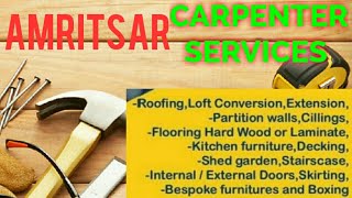 AMRITSAR    Carpenter Services  ~ Carpenter at your home ~ Furniture Work  ~near me ~work ~Carpenter