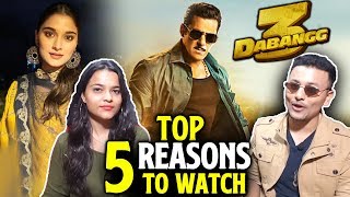 Dabanagg 3 Movie TOP 5 REASONS To Watch | Salman Khan, Sonakshi Sinha, Kiccha Sudeep