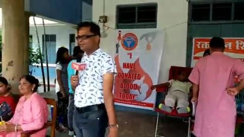 Blood donation camp organized in Hindi high school | Siliguri |