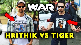 WAR | Hrithik Roshan Gives It Back To Tiger Shroff With Hilarious Meme On T-Shirt | Challenge