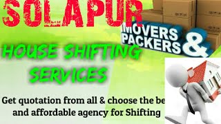 SOLAPUR    Packers & Movers ~House Shifting Services ~ Safe and Secure Service  ~near me 1280x720 3