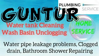 GUNTUR     Plumbing Services ~Plumber at your home~   Bathroom Shower Repairing ~near me ~in Buildin