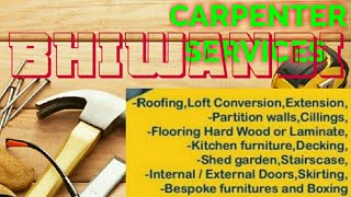 BHIWANDI    Carpenter Services  ~ Carpenter at your home ~ Furniture Work  ~near me ~work ~Carpenter