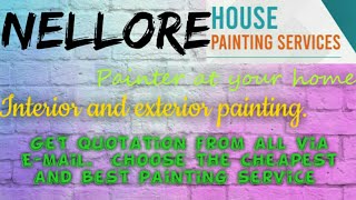 NELLORE     HOUSE PAINTING SERVICES ~ Painter at your home ~near me ~ Tips ~INTERIOR & EXTERIOR 1280
