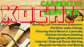 KOCHI   Carpenter Services  ~ Carpenter at your home ~ Furniture Work  ~near me ~work ~Carpentery 12