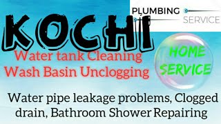 KOCHI    Plumbing Services ~Plumber at your home~   Bathroom Shower Repairing ~near me ~in Building