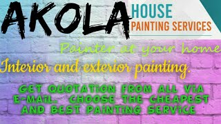 AKOLA     HOUSE PAINTING SERVICES ~ Painter at your home ~near me ~ Tips ~INTERIOR & EXTERIOR 1280x7