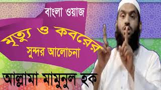 new Waz Allama Mamunul Hoque | মৃত্যু ও কবরের আলোচনা। বাংলা ওয়াজ আল্লামা মামুনুল হক   Islamic BD