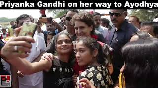 Congress General Secretary Priyanka Gandhi Vadra on her way to Ayodhya 01