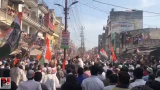 सहारनपुर में कांग्रेस महासचिव प्रियंका गाँधी का रोड शो