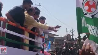 Congress President Rahul Gandhi and Priyanka Gandhi hold a road show at Amethi