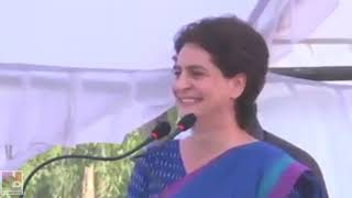 Congress General Secretary Priyanka Gandhi Addresses public meeting at Raebareli