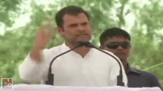 Congress President Rahul Gandhi addresses public meeting at Raebareli