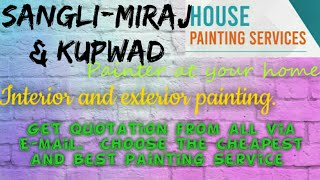 SANGLI    HOUSE PAINTING SERVICES ~ Painter at your home ~near me ~ Tips ~INTERIOR & EXTERIOR 1280x7