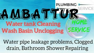 AMBATTUR    Plumbing Services ~Plumber at your home~   Bathroom Shower Repairing ~near me ~in Buildi