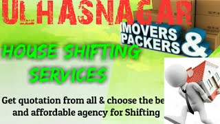 ULHASNAGAR   Packers & Movers ~House Shifting Services ~ Safe and Secure Service  ~near me 1280x720