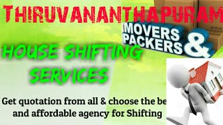 THIRUVANANTHAPURAM    Packers & Movers ~House Shifting Services ~ Safe and Secure Service  ~near me