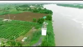 Chandrababu's Residence on Karakkat | Drone Camera Shooting | Krishna River Floods | Entertainment